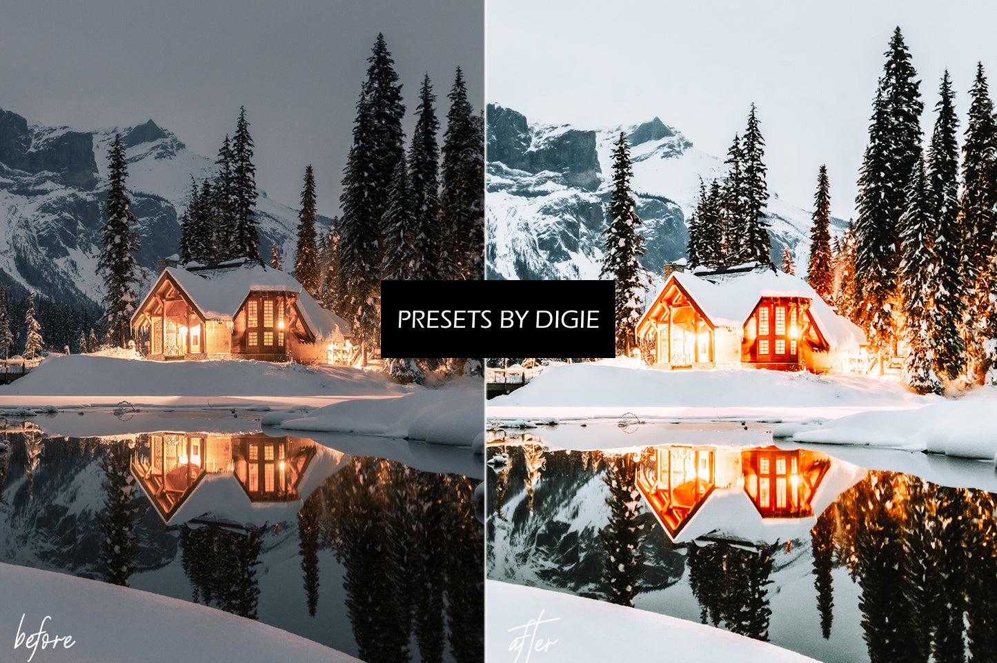 12 WINTER WONDERLAND LIGHTROOM MOBILE & DESKTOP PRESETS