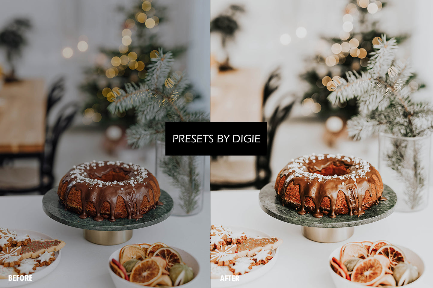 10 MISTLETOE LIGHTROOM MOBILE & DESKTOP PRESETS