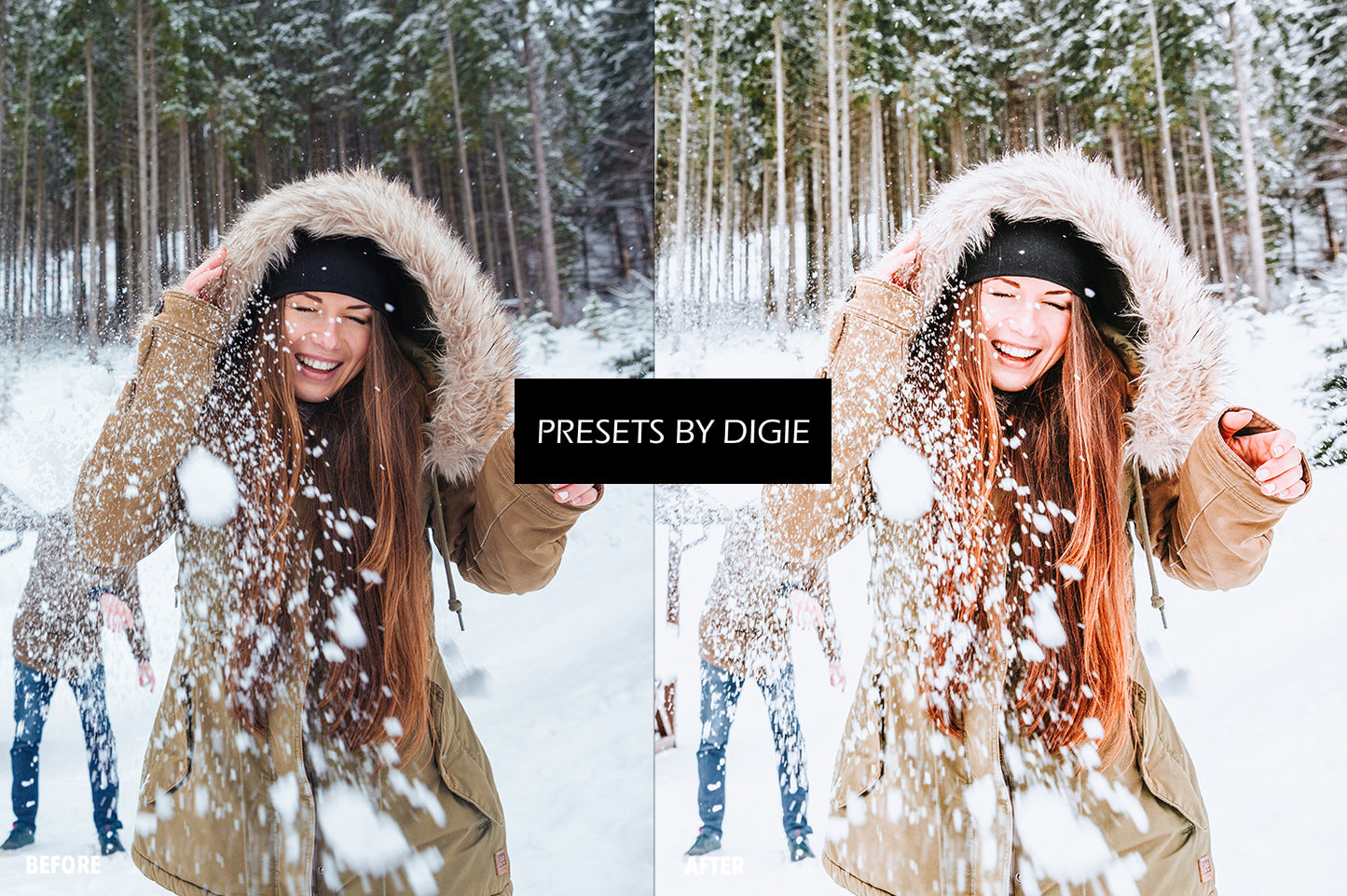 12 WINTER WONDERLAND LIGHTROOM MOBILE & DESKTOP PRESETS