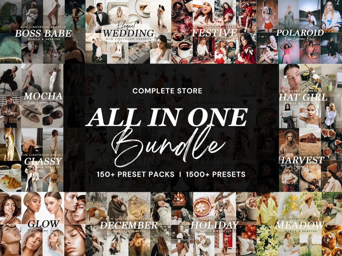 1500+ LIGHTROOM All in One Preset Bundle